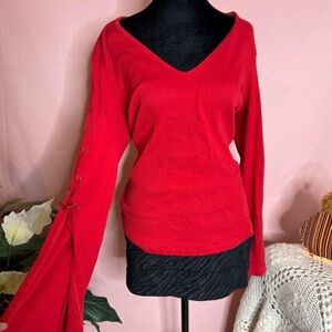 Z.ro lace up sweater size 2XL